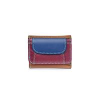 HJUGHPN Carteras para mujer, carteras de piel auténtica, mini monedero femenino, monedero pequeño para mujer, tarjetero, bolsas de dinero, bolso de mano para mujer (azul)