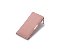 HJUGHPN Carteras para mujer, carteras largas con cremallera para teléfono, monedero, monedero, monedero, monedero, cuero, monedero, monedero, monedero, monedero para mujer (rosa)