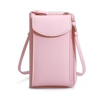 HJUGHPN Carteras pequeñas multifuncionales para mujer, color rosa, color brillante (rosa)