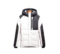 HJUGHPN Chaqueta acolchada para hombre, de invierno, casual, corta, de plumón, gruesa, cálida, resistente al viento, abrigo para hombre (3XL)
