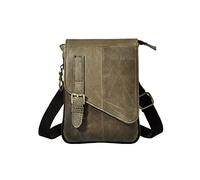HJUGHPN Riñonera Bolsa de Bandolera Multifuncional Multifuncional de Cuero for Hombre Bolsa de Bandolera(E)