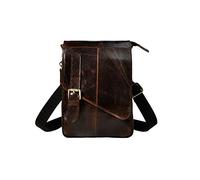 HJUGHPN Riñonera Bolsa de Bandolera Multifuncional Multifuncional de Cuero for Hombre Bolsa de Bandolera(C)