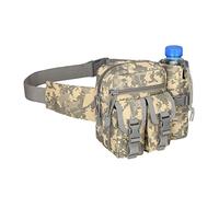 HJUGHPN Riñonera Bolsa de Cintura táctica Militar Paquete Fanny EDC Botella de Agua Bolsa Hombres Impermeable Deportes al Aire Libre Correr Caza Pesca Pesca Bolsos de Senderismo(5)