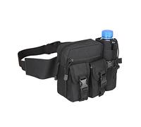 HJUGHPN Riñonera Bolsa de Cintura táctica Militar Paquete Fanny EDC Botella de Agua Bolsa Hombres Impermeable Deportes al Aire Libre Correr Caza Pesca Pesca Bolsos de Senderismo(4)