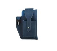 HJUGHPN Riñonera Bolsa de cinturón Cinturón de Cuero for Hombre Bolso de cinturón de Pierna Moda portátil Moda Bolsa de cinturón atmosférico(Blue)