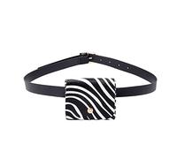 HJUGHPN Riñonera Bolso de la Cintura de Moda de Las señoras PU Bolso de Cintura Simple Ladies Regalo Bolsa de Cintura Teléfono móvil Bolso de Cadena Señoras Bolsa Casual Bolsa Femenina