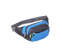 HJUGHPN Riñonera Bolso de la Cintura Multifuncional de Deportes de Deportes de Deportes for Hombre Moda Casual for teléfono móvil(Blue)