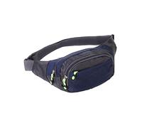 HJUGHPN Riñonera Bolso de la Cintura Multifuncional de Deportes de Deportes de Deportes for Hombre Moda Casual for teléfono móvil(Dark Blue)