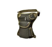 HJUGHPN Riñonera de lona para hombre, bolsa de cintura casual, bolsa de viaje multifuncional, bandolera (B)