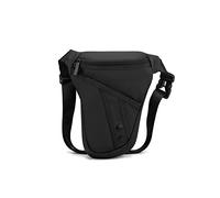 HJUGHPN Riñonera de nailon impermeable para hombre, multifuncional, cruzada, para hombro, riñonera (Schwarz)