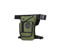 HJUGHPN Riñonera de nailon para jinete, para hombre, bandolera, de viaje, práctica riñonera para deportes al aire libre, bolsa de pierna (verde militar)