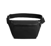 HJUGHPN Riñonera de tela Oxford, riñonera de diseño, impermeable, cruzada (Schwarz)