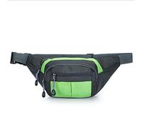 HJUGHPN Riñonera deportiva para hombre y mujer, universal, impermeable, de nailon, casual, para correr (2)