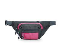 HJUGHPN Riñonera deportiva para hombre y mujer, universal, impermeable, de nailon, casual, para correr (3)