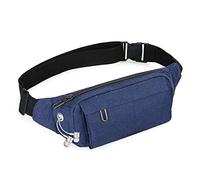 HJUGHPN Riñonera Hombres Mujeres Wallet Canvas Cintura Bolsa Messenger Bag Hombro Bolso Bolso Ocio Deporte for Teléfono Funda(4)