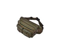 HJUGHPN Riñonera impermeable de gran capacidad para hombre, bolsa multifunción para teléfono, Oxford, color verde