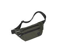 HJUGHPN Riñonera impermeable para hombre, riñonera impermeable para hombre, riñonera para deportes al aire libre, bolsa de hombro de viaje para hombre (verde militar)