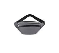 HJUGHPN Riñonera impermeable para mujer, bolsa de cintura para mujer, bolsa cruzada de viaje, bolsa de pecho unisex (gris)