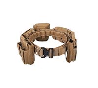 HJUGHPN Riñonera multifuncional de seis piezas para hombre, casual, a la moda, deportiva, bolsa de cintura de gran capacidad (A)