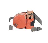 HJUGHPN Riñonera multifuncional para mujer, riñonera de nailon para ciclismo, bolsa de cintura portátil para hombre (naranja)