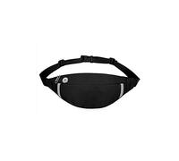 HJUGHPN Riñonera Oxford de viaje para mujer, riñonera con bolsillo a la cadera para hombres, playa, senderismo, mochila en el pecho (Schwarz)