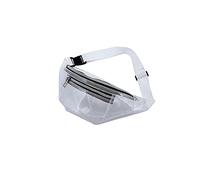 HJUGHPN Riñonera Paquetes de Cintura, Bolsa de cinturón de Mujer Bolsa de Viaje Bolsa de Viaje Translúcida Net Fanny Pack A Impermeable Bolsa de Cintura Bolsa de Cintura(White)