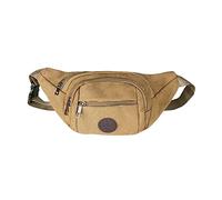 HJUGHPN Riñonera Paquetes de Cintura for Hombres Banana Bolsa Bolsa Moda Canvas Fanny Pack Hot Casual Bel Bag Women Sports Hip Bag Teléfono Pounch Travel(Bruin)