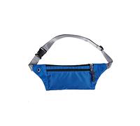 HJUGHPN Riñonera para correr con cremallera, impermeable, deportiva, para el pecho, riñonera, unisex, para senderismo, accesorios al aire libre (azul)