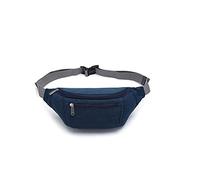 HJUGHPN Riñonera para correr para mujer, portátil, impermeable, para ciclismo, teléfono, riñonera antirrobo (azul)