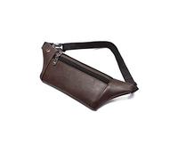 HJUGHPN Riñonera para hombre, bolsa para teléfono móvil, portátil, multifuncional, bolsa de mensajero (marrón)