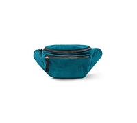 HJUGHPN Riñonera para mujer, de pana, con cremallera, estilo vintage, para teléfono (azul)