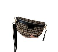 HJUGHPN Riñonera para mujer, estilo étnico, con correa ajustable, color abigarrado, con flecos