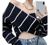HJUGHPN Suéter para mujer, suéter suave y cálido para mujer, suéteres de punto sólido para mujer