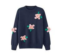 HJUGHPN Suéter para mujer, suéter suave y cálido para mujer, suéteres de punto sólido para mujer