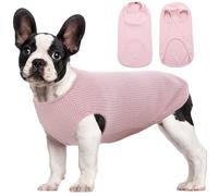 Hjumarayan Camiseta Perro, Camiseta Perrito Fino Camisetas Ligero para Perros Elástico Camiseta Perro Verano, Ropa Verano Perros Ropa Perro Chihuahua Ropa para Gatos, Rosa L
