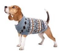 Hjumarayan Jersey Perro - Jersey Perro Pequeño Precioso Jersey para Perros Jersey Navidad Perro Ropa Boho Perro, Jersey Cálido para Perro Ropa Chihuahua, Ropa para Perros Pequeños (Azul M)