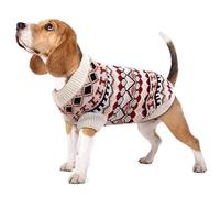 Hjumarayan Jersey Perro - Jersey Perro Pequeño Precioso Jersey para Perros Jersey Navidad Perro Ropa Boho Perro, Jersey Cálido para Perro Ropa Chihuahua, Ropa para Perros Pequeños (Rojo M)