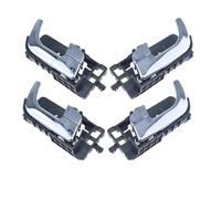 HJWPD 4 Manijas Cromadas Puerta Interior Coche Delanteras Traseras Izquierda Conductor Pasajero Para Geely Para Emgrand EC7 EC8 Manijas