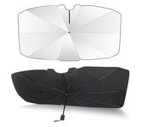 HJXCFUCDV Parasol Coche Delantero, para Ford Puma ST Line 2020 2021 2022 2023 Paraguas Plegable Protector Solar UV Reflejante Parabrisas Interior Accesorios Verano
