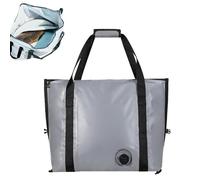 HJXGQJM Bolsa térmica aislada para peces, a prueba de fugas, portátil, impermeable, mantiene el hielo frío durante más de 24 a 36 horas, bolsa de refrigeración de pesca grande portátil para viajes al