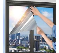 HJXGQJM Vinilo para Ventanas Efecto Espejo Cristal Unidireccional Lámina Protector Solar Privacidad, Anti 99% UV Unidireccional Protector De Solar(110x200cm(43x79in))