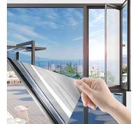 HJXGQJM Vinilos Espejo para Ventanas，Lámina Protector Solar Privacidad, Espejo para Ventanas, Lámina De Espejo Autoadhesiva, Vinilo Ventana Protector Solar Privacidad(90x300cm(35x118in))