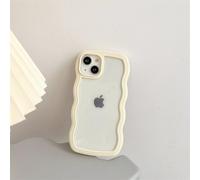 HJXXWL Funda Transparente con Ondas rizadas para iPhone 16, 11, 12, 13, 14, 15 Pro MAX, 8 Plus, X, XR, XS, a Prueba de Golpes