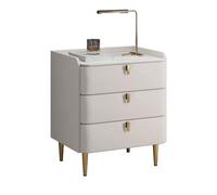 HJYBFA - Mesita de Noche con 3 cajones, Organizador Compacto para Dormitorio y Sala de Estar, Ideal para almacenar Cosas.