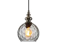 HJYCLFAZU Lámpara de araña Creativa Moderna, lámpara de Barra Creativa, Pantalla de Cristal, Personalidad Europea, artesanía, Red roja, lámpara pequeña de Resina de un Solo Cabezal, e