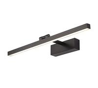 HJYCLFAZU Lámpara LED Frontal para Espejo, Luces de Maquillaje, iluminación para Cuadros, Aplique de baño, Aplique de Superficie (Acabado Negro) [Clase energética Color: 12 W 6000 K)