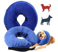 HJYDGJ Collarín inflable para perro - Collar de protección para perros y gatos inflable - Neopreno - Azul - HJYDGJ