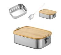 HJYDGJ Fiambrera premium Umami para almuerzo, fiambrera para adultos, fiambrera para adultos, acero inoxidable, acero inoxidable, fiambrera, sandwich, fiambrera de acero inoxidable, grande, se