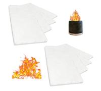 HJYDGJ Lana de cerámica, para interiores, bioetanol, chimenea, esponja de cerámica, chimenea, lana de cerámica, para esponja de lana de cerámica de bioetanol, punta de repuesto, 30 x 20 cm, 8 unidades