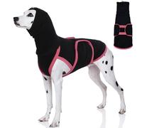 Hjyokuso Chaquetas Antiestrés para Perros, Chaleco Relajante para Perros, Chaleco Anti-Ansiedad para Perros con Capucha Calmante, Jersey para Perros Pequeños, Medianos y Grandes, Abrigo Perro